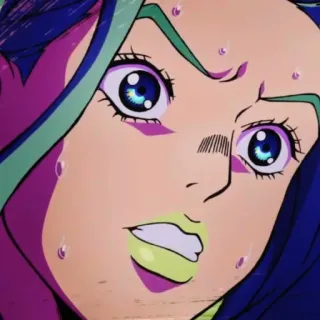 🍡 9aba66cd 动漫, 女人, 角色, 插画, 脸, 艺术 telegram sticker