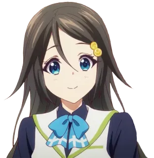 🙂 02359355 Anime, Garota, Fofa, Sorriso, Uniforme escolar telegram sticker