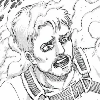🐱 963ab3e1 Reiner Braun Attack on Titan attack on titan, anime, manga, reiner braun, guerra, violenza, titano telegram sticker