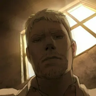 🐱 96e75184 Reiner Braun Attack on Titan Anime, Reiner Braun, L'attacco dei giganti, Personaggio, Manga, Soldato telegram sticker