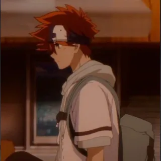 ☹️ 46351ff8 Reki Kyan SK8 the Infinity Anime, SK8 the Infinity, Reki Kyan, Charakter, Cartoon whatsapp sticker