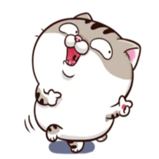 🕺 4faca920 кот, мультфильм, животное, смешной, милый, стикер telegram sticker