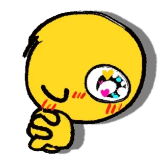 🙏 7f537864 Emoji, Dễ thương, Yêu, Trái tim, Đỏ mặt telegram sticker