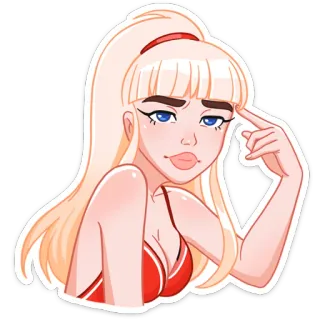 Отдыхаем с Каталиной (@TgSticker) telegram stickers