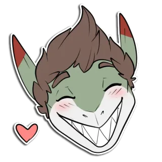 😍 dec676de 스티커, 만화, 의인화, 행복한, 귀여운, 하트 whatsapp sticker