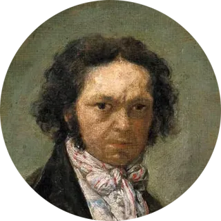 😔 5db4a1fd portret, man, kunst, schilderij, oude meester telegram sticker