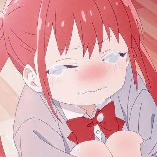 🥲 d775eba1 anime, huilen, verdrietig, meisje, tranen, emotioneel telegram sticker