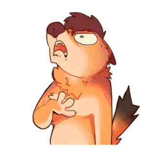 😤 3a3df224 เฟอร์รี่, การ์ตูน, ตัวละคร, สีหน้า, ภาพประกอบ, สัตว์ telegram sticker