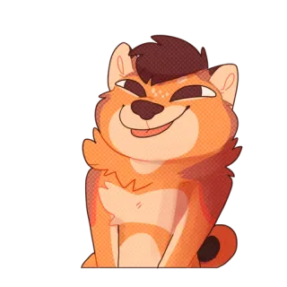 😋 90b53e58 เฟอร์รี่, การ์ตูน, สัตว์, ตัวละคร, ภาพประกอบ, ภาพตัดปะ telegram sticker