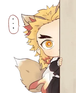 ✨ 5abef262 ... 애니메이션, 치비, 귀여운, 빼꼼, 물음표 telegram sticker