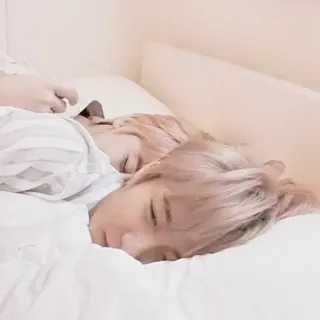 🦩 da235805 睡眠, カップル, ベッド, 休憩, 人々 telegram sticker