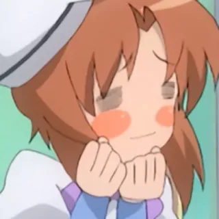 🐇 0bb572f3 anime, girl, cute, blush whatsapp sticker