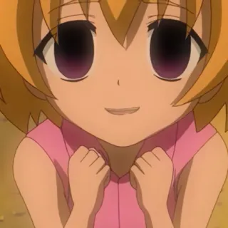 🕸 2392cf81 Rena Ryuugu Higurashi: When They Cry anime, girl, cute, Higurashi, Rena, Ryuugu whatsapp sticker