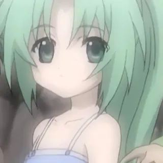 📎 2752f5e3 Ryuugu Rena Higurashi When They Cry anime, character, girl, cute, manga whatsapp sticker