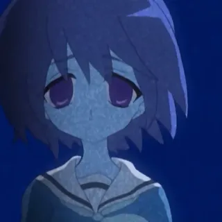 🔪 db4ba07f anime, girl, sad, uniform whatsapp sticker