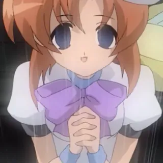 🍭 eee2e3e9 anime, girl, cartoon, cute whatsapp sticker