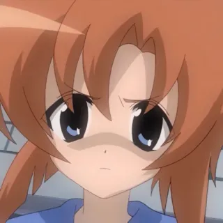 🍰 f5a402fa Rena Ryuugu Higurashi: When They Cry anime, manga, cute, girl, schoolgirl, Higurashi whatsapp sticker