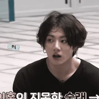 🐇 69930ea2 호이호이 지못한 술래 K-pop, Portrait, Homme, Coréen, Asiatique, Personne telegram sticker