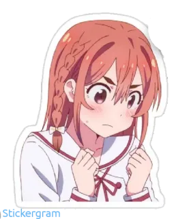 😉 e89dc528 Sakurasawa Sumi Rent-A-Girlfriend Аниме, Девушка, Суми, Сакурасава, Девушка напрокат, Милая whatsapp sticker