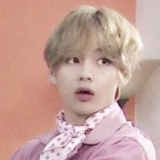 🍰 b22da01e V kpop, bts, v, taehyung, idol, penyanyi, meme telegram sticker