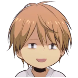 😏 10c6fdb2 アニメ, 男の子, ドヤ顔, 表情, 可愛い, ポートレート telegram sticker