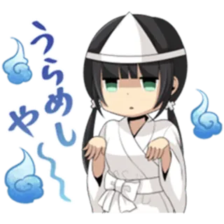 👻 d050b417 うらめしや 幽霊, 魂, カートゥーン, アニメ, 日本, 可愛い telegram sticker