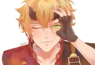 🍁 6f2a93ba Thoma Genshin Impact anime, video game, character, thoma, genshin impact whatsapp sticker