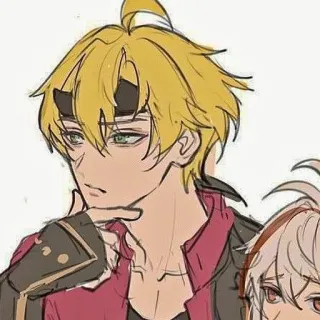 🍁 9facf571 Thoma Genshin Impact anime, thoma, genshin impact, game, character whatsapp sticker