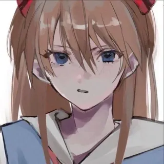 🌟 88e25366 Asuka Langley Soryu Neon Genesis Evangelion 动漫, 角色, 女孩, 新世纪福音战士, 明日香 telegram sticker