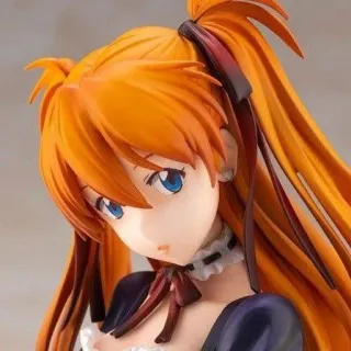 ❤️ b5de6556 Asuka Langley Soryu Evangelion 动漫, 女孩, 手办, 橙色头发, 蓝色眼睛 telegram sticker