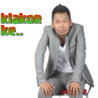 🤔 c865bba5 klakor ke... klakor, expresión, pose, hombre, traje whatsapp sticker