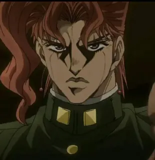 😡 43ab8f17 Noriaki Kakyoin JoJo's Bizarre Adventure โนริอากิ คาเคียวอิน, โจโจ้ ล่าข้ามศตวรรษ, อนิเมะ, ตัวละคร, มังงะ telegram sticker