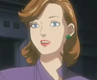 ❤️ a483b9c9 ผู้หญิง, การ์ตูน, อนิเมะ, ตัวละคร, ใบหน้า telegram sticker