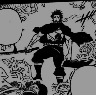 ⚫️ cc310fee Yami Sukehiro Black Clover Anime, Manga, Fantasy, Miecze, Yami, Black Clover, Wojownik whatsapp sticker