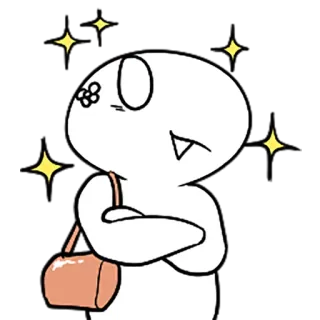 😏 e1966baa Cartone animato, Personaggio, Adesivo, Carino, Persona whatsapp sticker