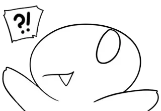 😨 422d7170 ?! uitroep, vraag, spraakbubbel, uitdrukking, cartoon telegram sticker