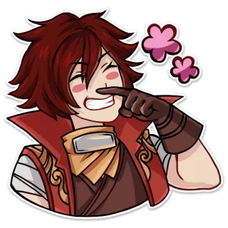 😄 47179abc Anime, Sticker, Personnage, Dessin animé, Mignon, Gants telegram sticker