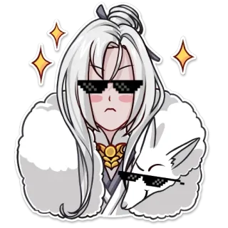 😎 d3da3983 lunettes de soleil, lunettes pixelisées, mème, cool, style, personnage telegram sticker