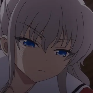 😠 7b532f81 Nao Tomori Charlotte Anime, Mädchen, Nao Tomori, Charlotte, Cartoon, Charakter telegram sticker