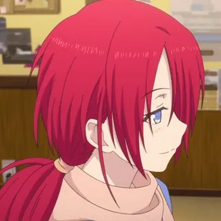 😘 ca037b0b Anime, rote Haare, weiblich, Charakter telegram sticker