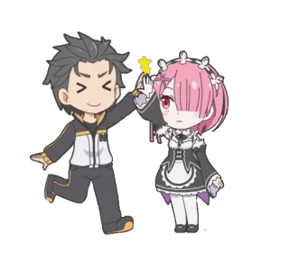 Re:Zero by @Splenta 4 Yalda telegram stickers