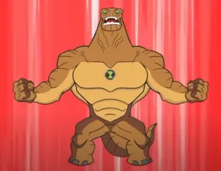 🎭 5a3e60dc Terraspin Ben 10 Terraspin, เบ็นเท็น, เอเลี่ยน, การ์ตูน telegram sticker