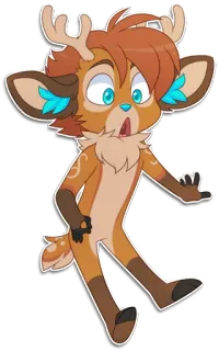 Rho the Reindeer telegram stickers