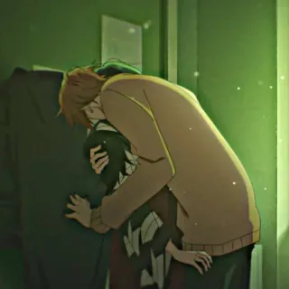 🫂 02f22844 애니메이션, 포옹, 로맨스, 사랑, 커플 telegram sticker