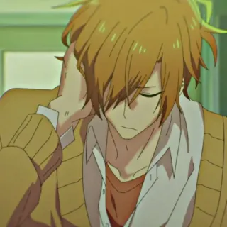 😖 06aff9ff 애니메이션, 캐릭터, 만화, 남자, 초상화 telegram sticker