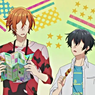 Sasaki & miyano 2 telegram stickers