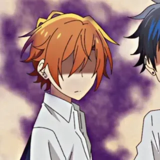 😡 ac0c21b3 애니메이션, 만화, 소년, 캐릭터, 화난, 혼란스러운 telegram sticker