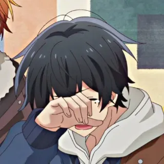 😭 b9672939 애니메이션, 우는, 슬픈, 캐릭터, 감정적인, 만화 telegram sticker