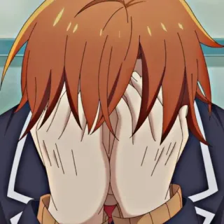 🙈 cc4a0278 애니메이션, 슬픈, 얼굴 가리기, 당황, 화난, 애니메이션 남자 telegram sticker