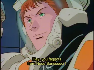 ⚧ 7c794aae Hey, you faggots from Neue Sanssouci ! Anime, Linguagem ofensiva, Roupa espacial, Presunçoso, Insultante telegram sticker